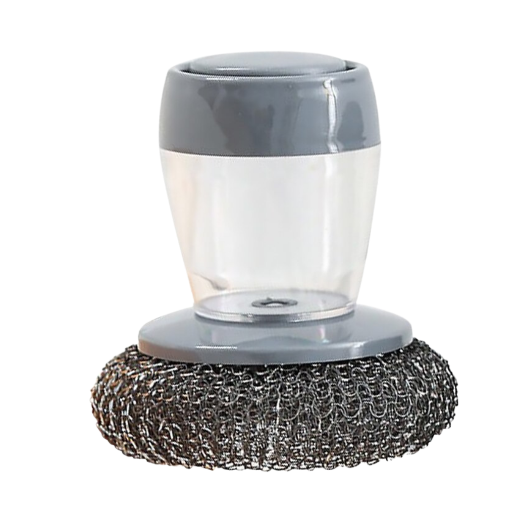 Soap Dispensing Palm Brush for Kitchen