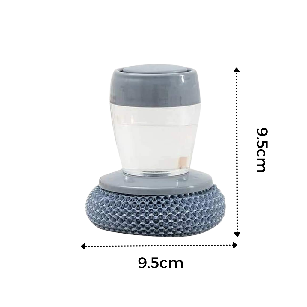 Soap Dispensing Palm Brush for Kitchen