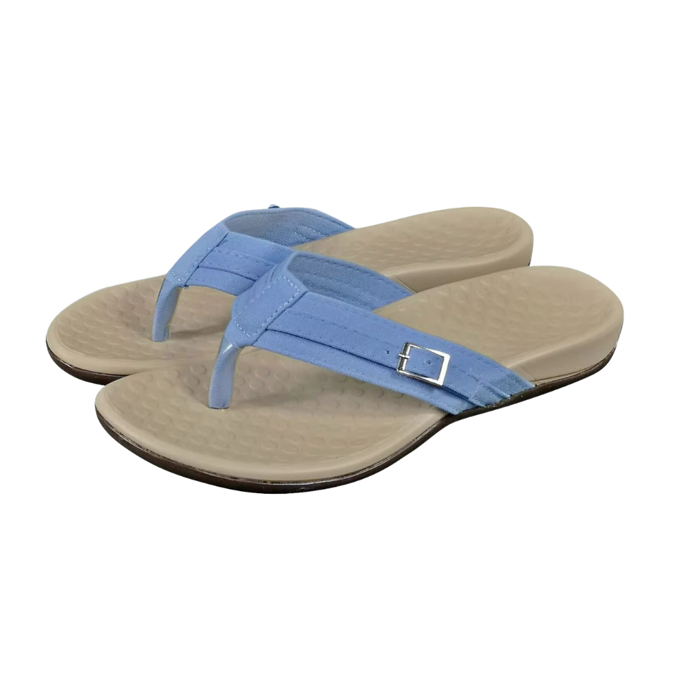 Adjustable Straps Orthopedic Sandals -Sky Blue - Ozerty
