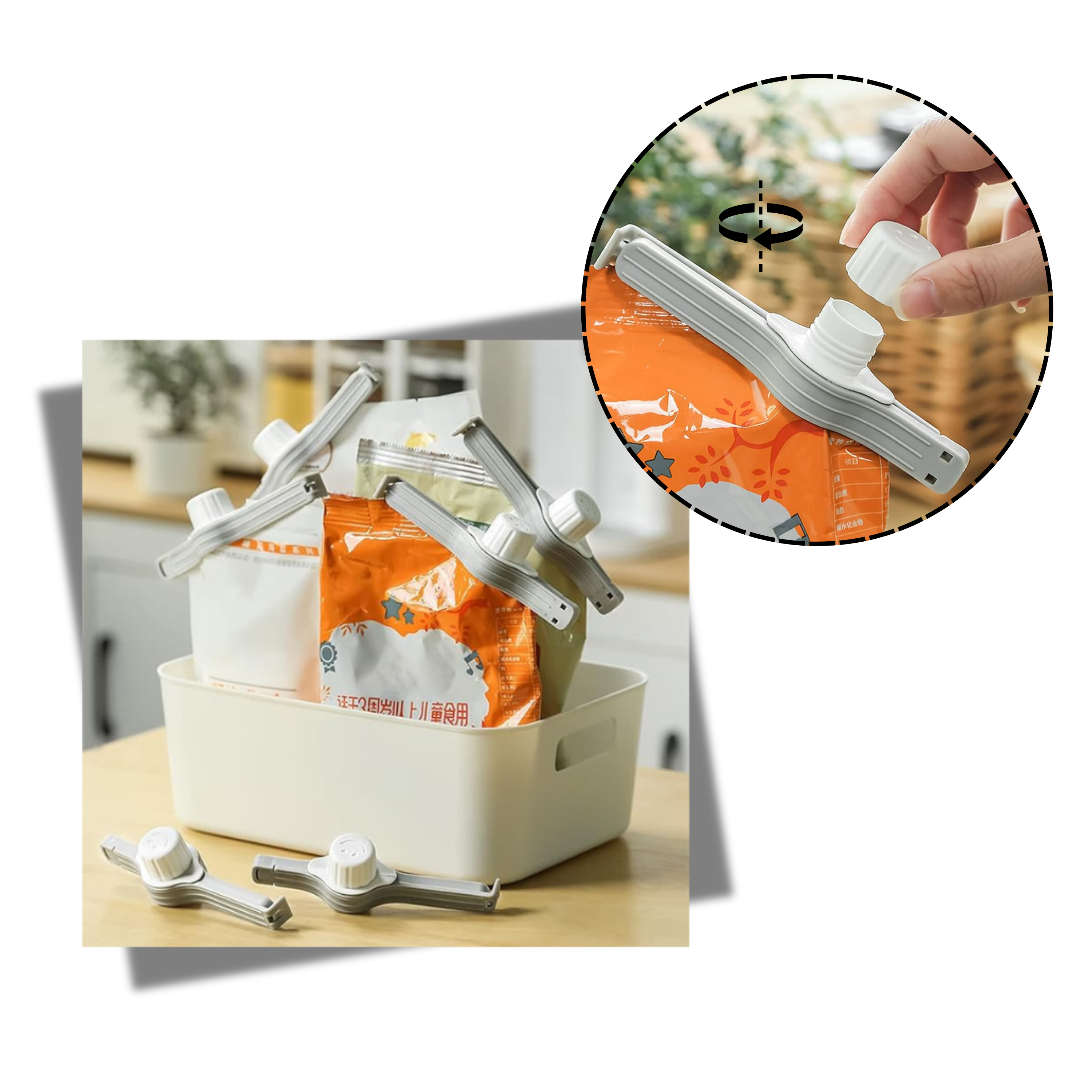 Airtight Chip Bag Clips - Ozerty