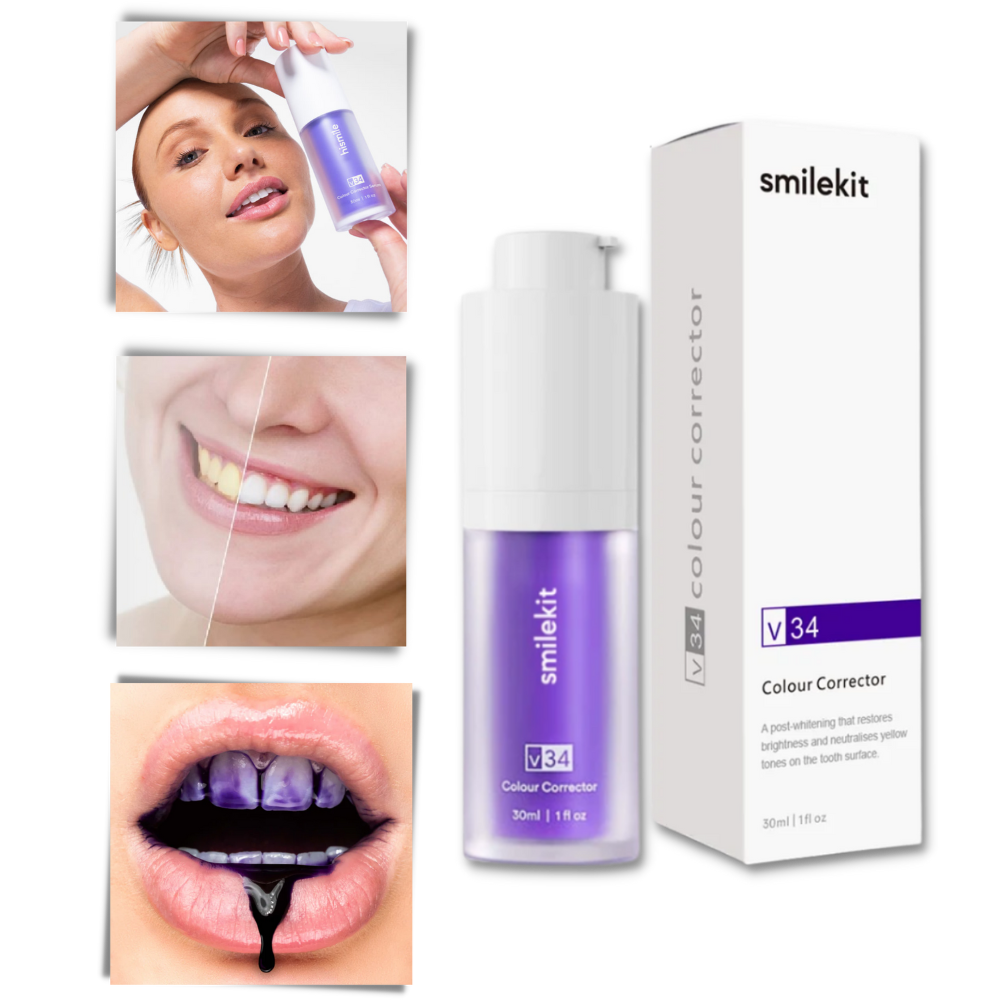 Brightening Purple Toothpaste - Ozerty