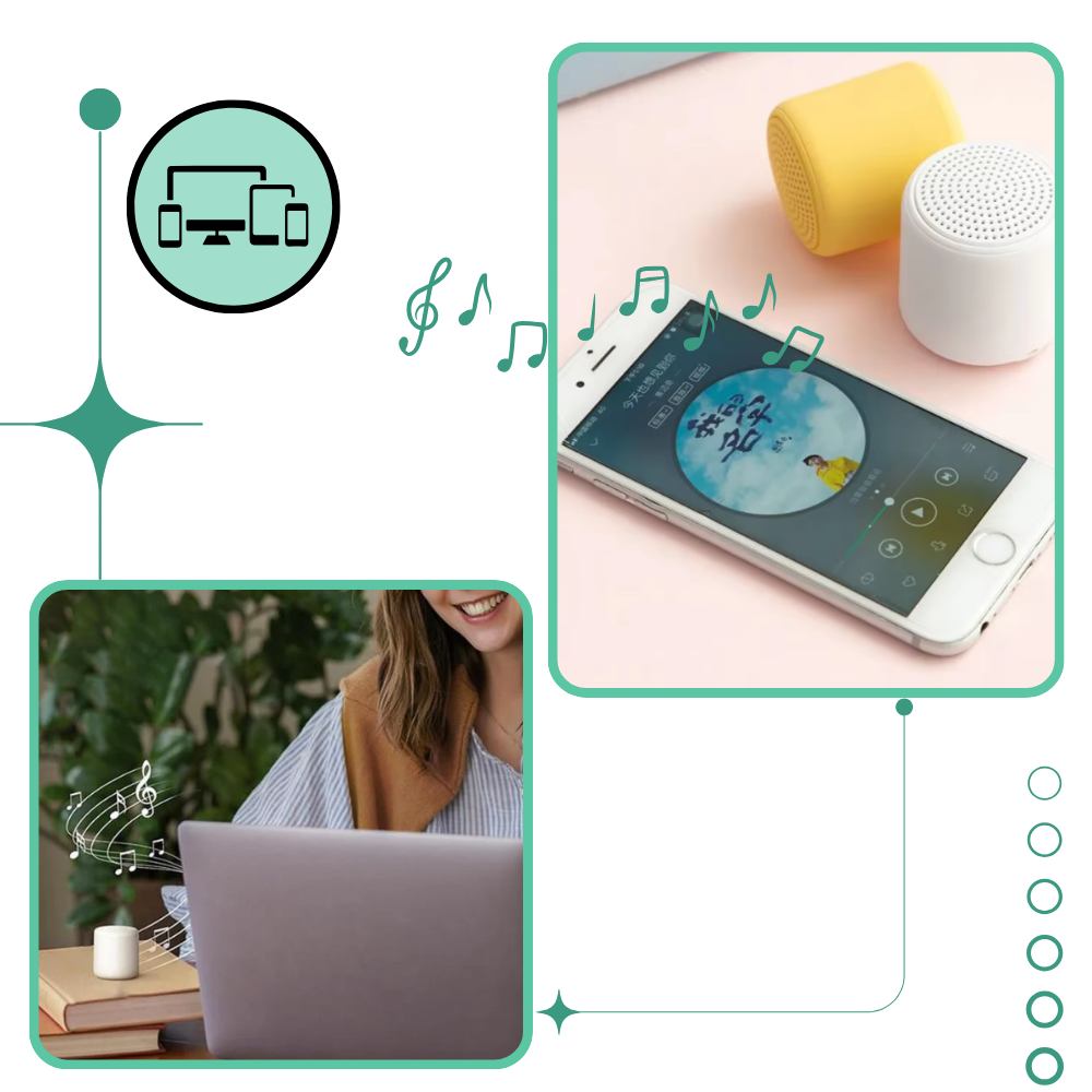 Deep Bass Mini Bluetooth Speaker - Ozerty