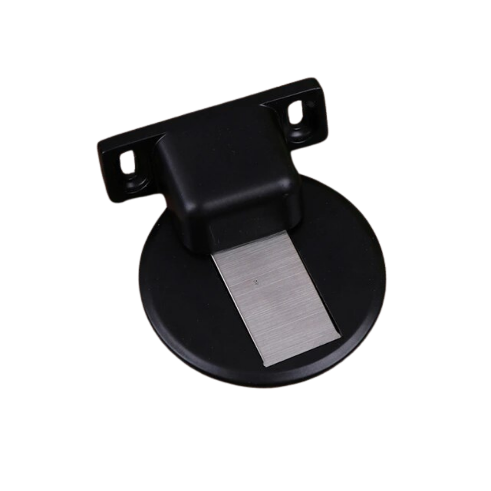 Magnetic Door Stopper in Stainless Steel
-Black - Ozerty