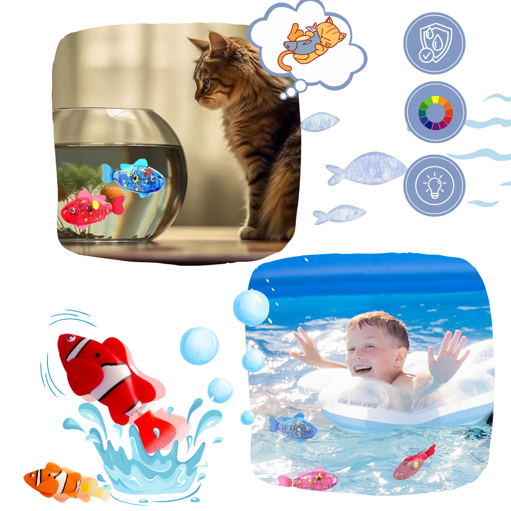 Realistic LED Swimming Fish Toy - Ozerty