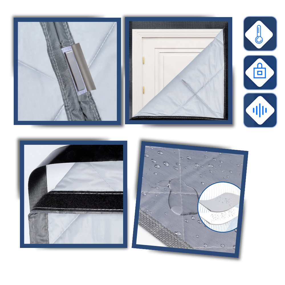 Stylish Thermal Efficient Door Curtain - Ozerty