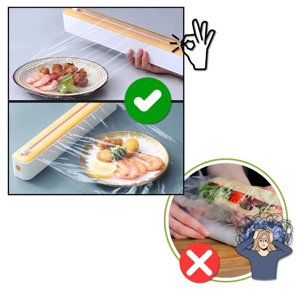 Versatile Plastic Wrap Cutter - Ozerty