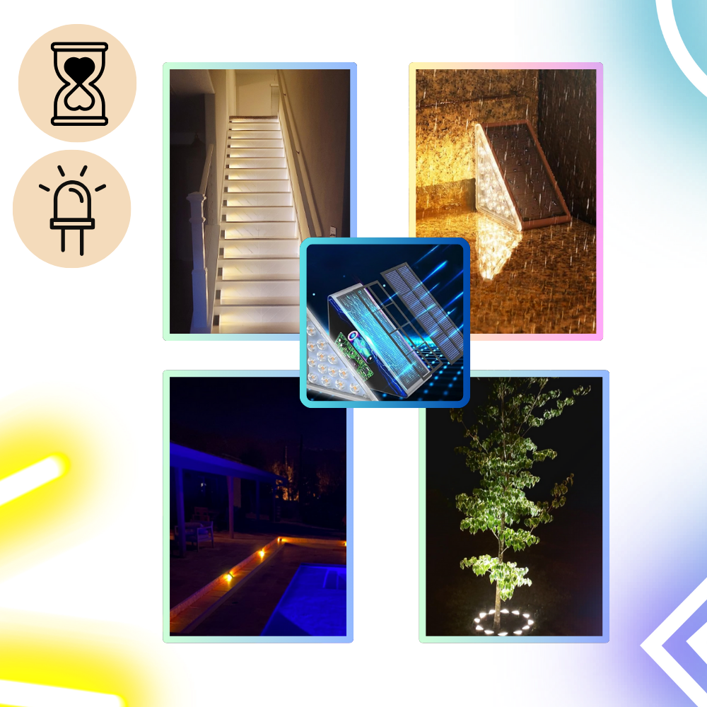 Waterproof Solar Step Lights - Ozerty