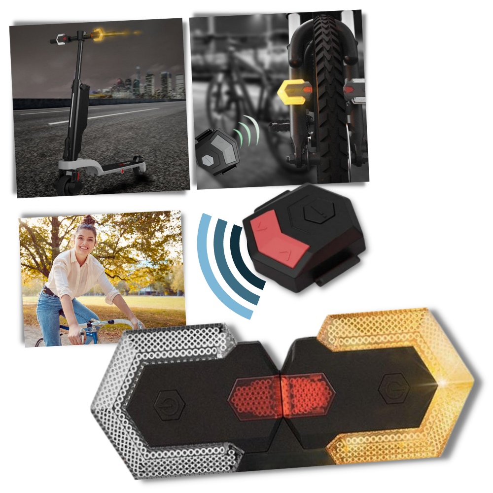 Wireless Bicycle Indicator Lights - Ozerty