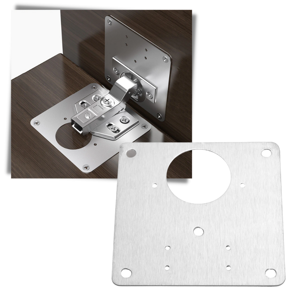 Set of Hinge Repair Plates