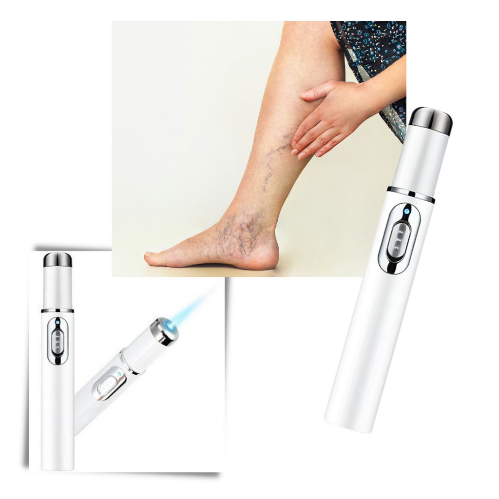 Blue light skin therapy pen