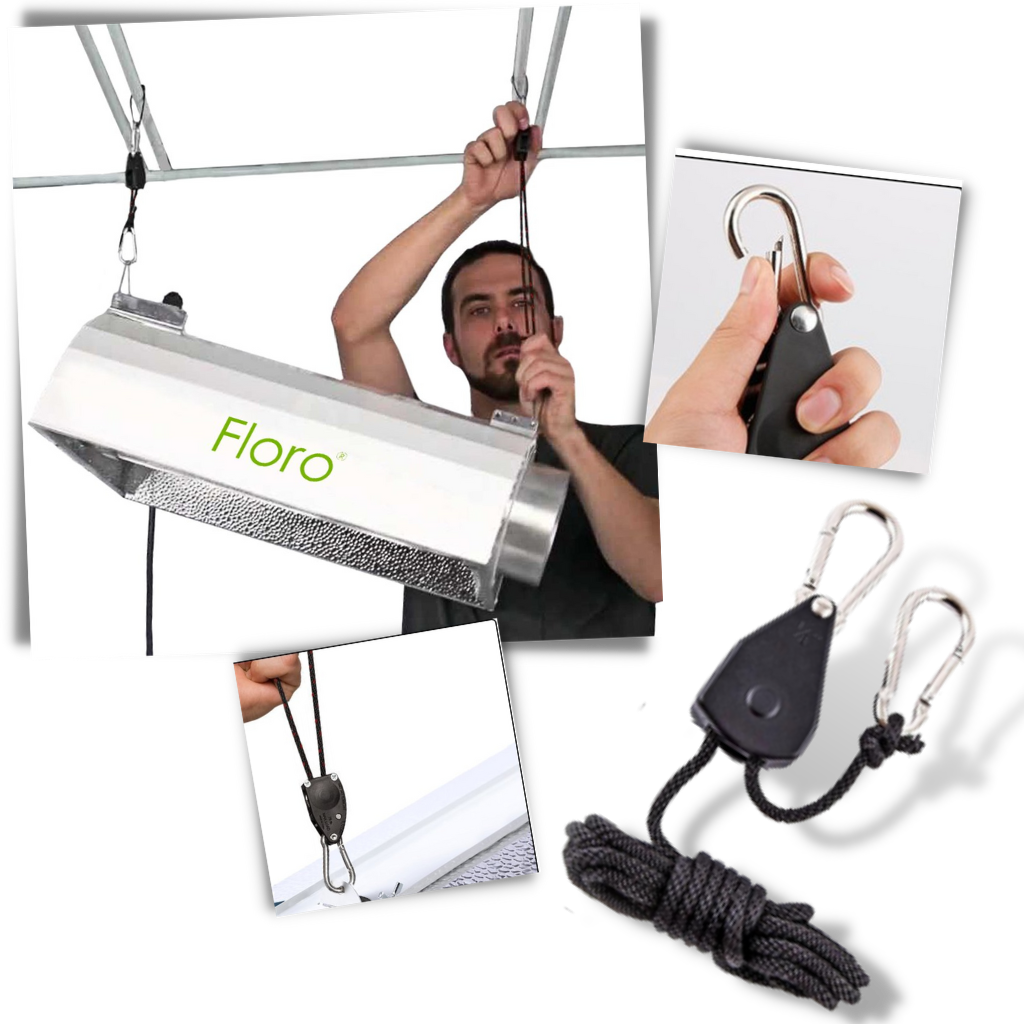 Adjustable Rope ratchet (2Pcs)