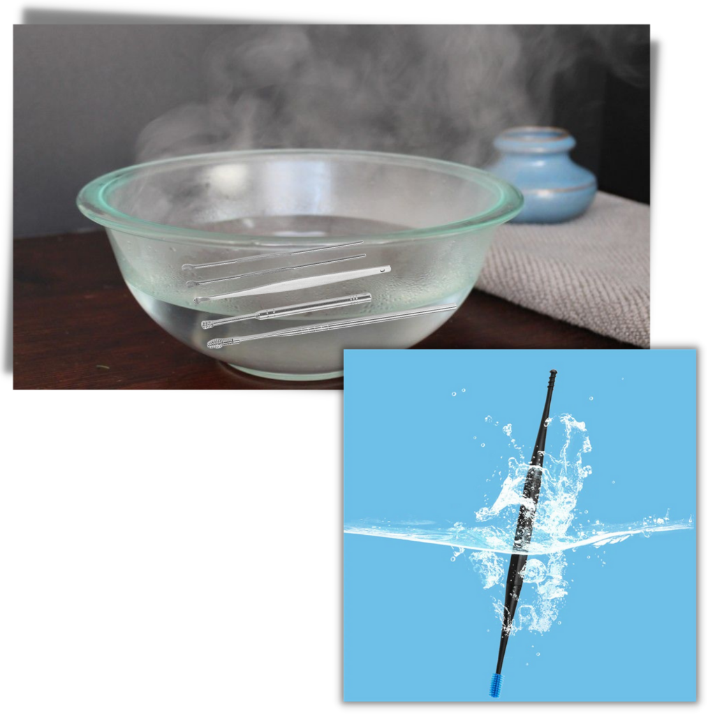 Stainless steel ear wax cleaner tool set