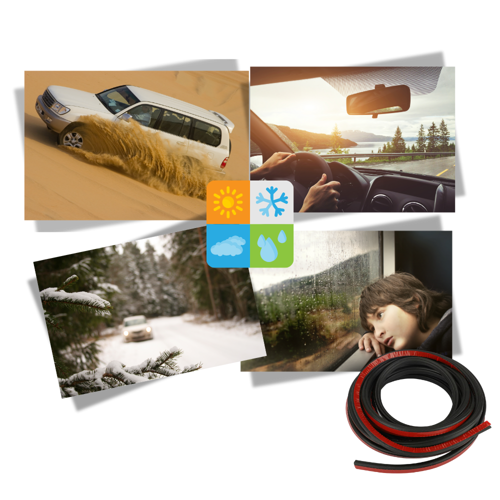 lPerfect Seal Car Soundproof Weather Strip - Ozerty